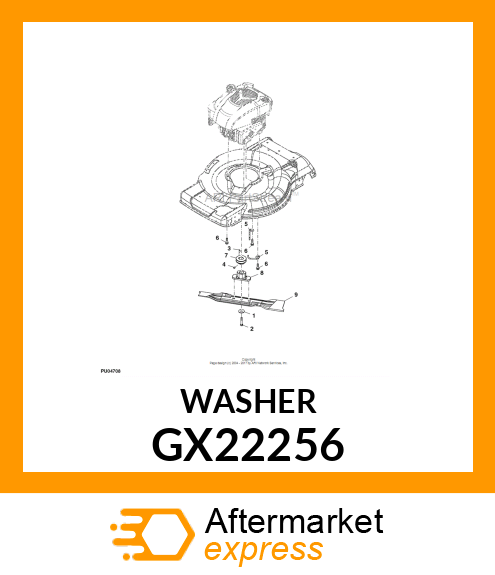 WASHER, BELLEVELLED GX22256