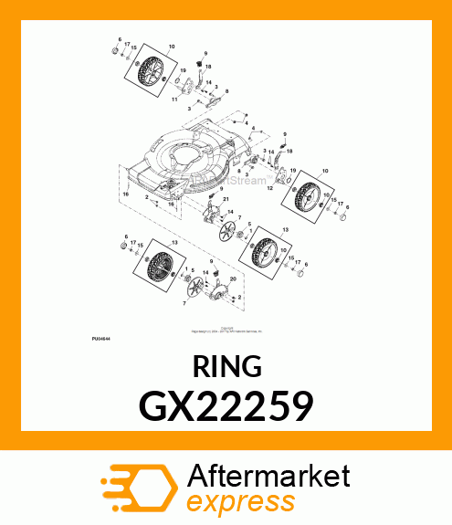 RING, RETAINING GX22259