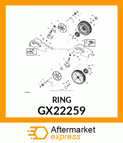 RING, RETAINING GX22259