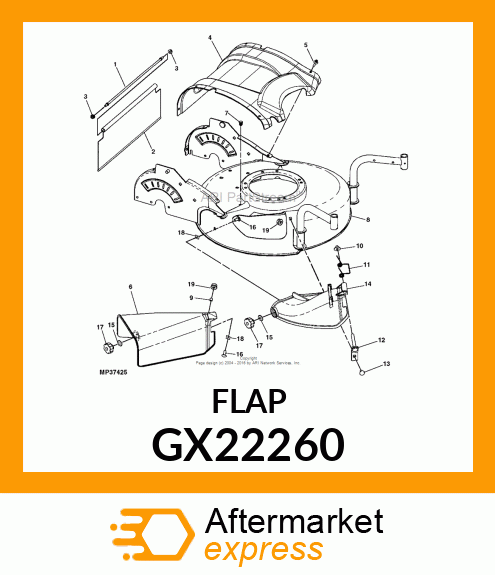 SHIELD, TRAILING GX22260