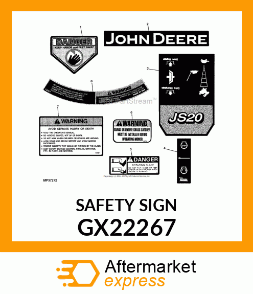 Safety Sign GX22267