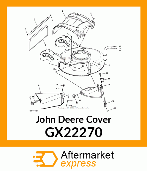 COVER, REAR GX22270