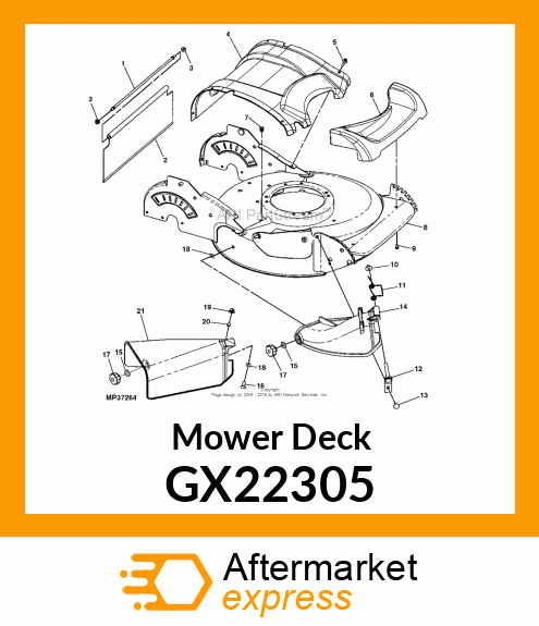 Mower Deck GX22305