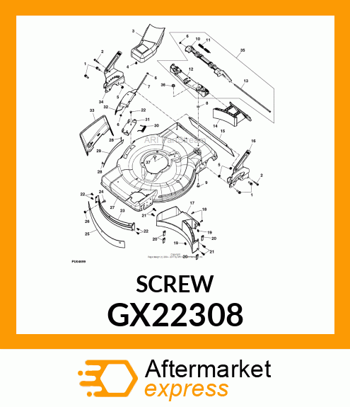 SCREW, THREAD FORMING HI GX22308