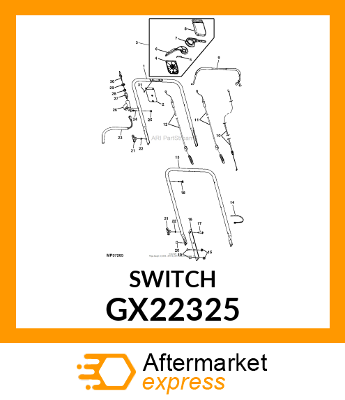 SWITCH, START RUN GX22325