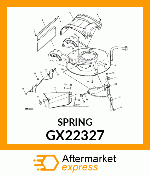 SPRING, TORSION GX22327