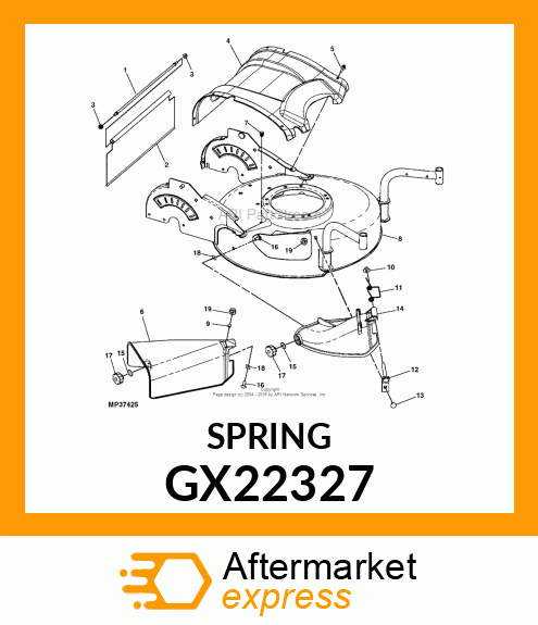 SPRING, TORSION GX22327