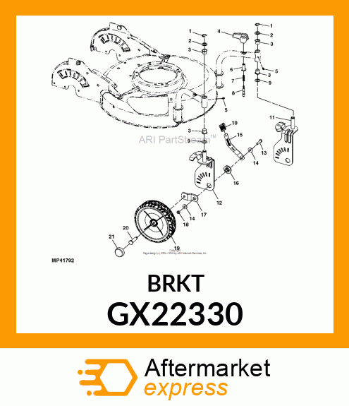 LEVER, HEIGHT ADJ, SVL WHL GX22330