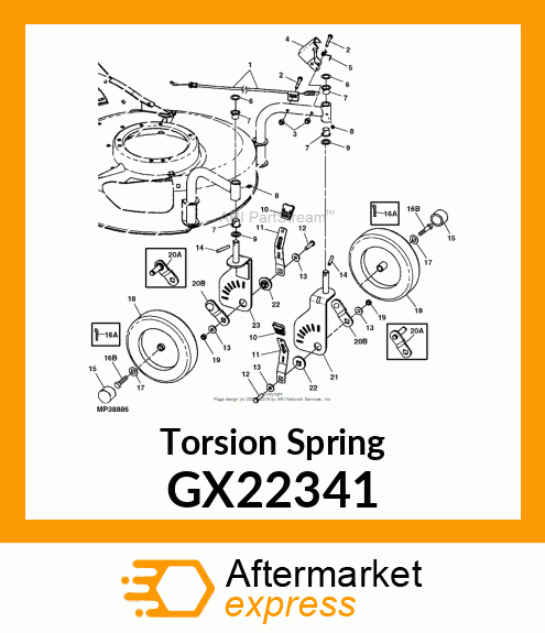 Torsion Spring GX22341