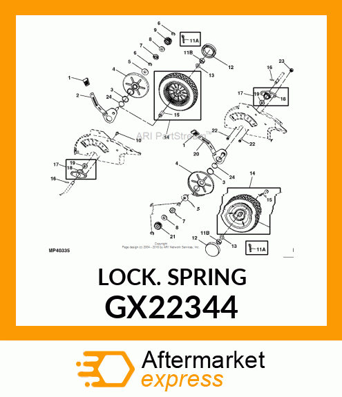 PIN, SPRING GX22344