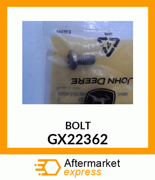 SCREW, MACHINE, SLOTTED PAN HEAD GX22362