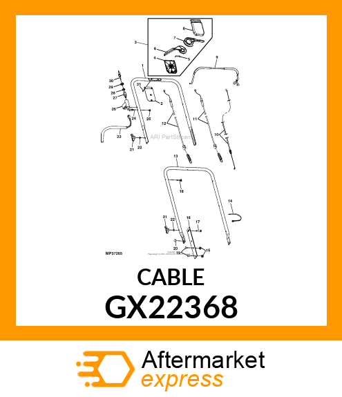 CABLE, SPEED GX22368