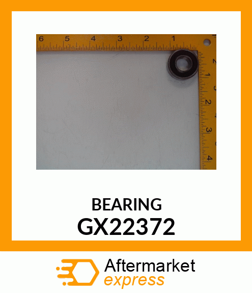 BEARING, BALL, AXLE GX22372