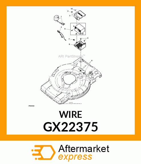 HARNESS, WIRING BATTERY GX22375