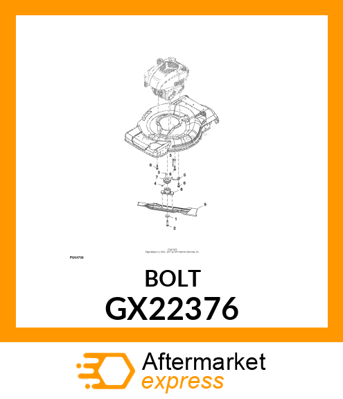 SCREW, 3/8 GX22376