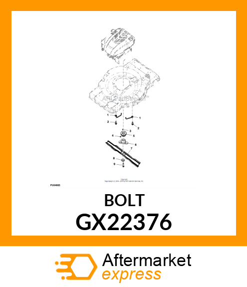 SCREW, 3/8 GX22376