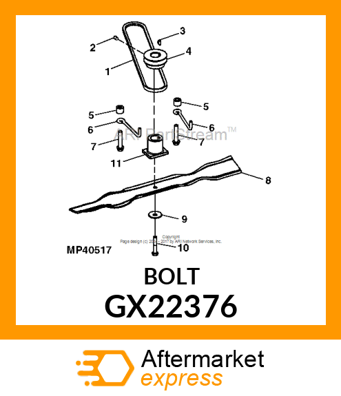 SCREW, 3/8 GX22376