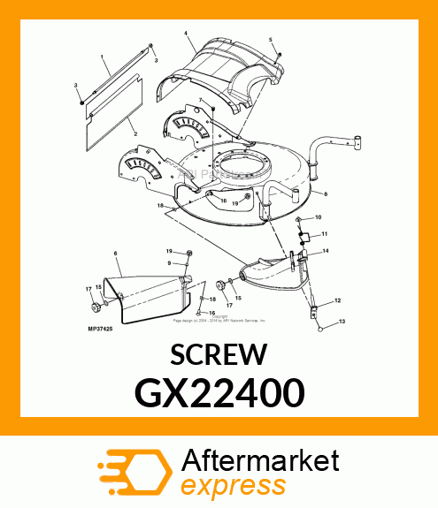 SCREW, 7MM X 1 X .55 AB POINT GX22400