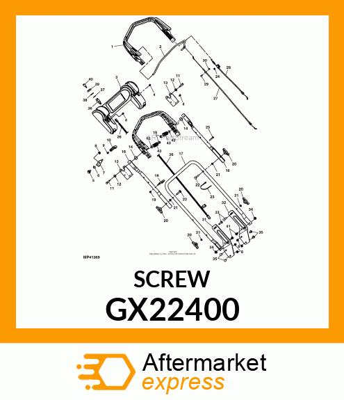 SCREW, 7MM X 1 X .55 AB POINT GX22400