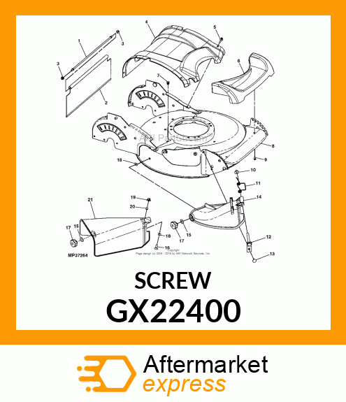 SCREW, 7MM X 1 X .55 AB POINT GX22400