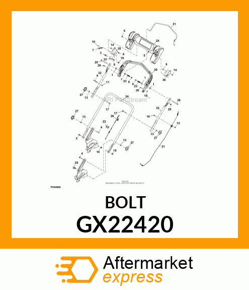 HHCS, 1/4 C X 1 3/4 GX22420