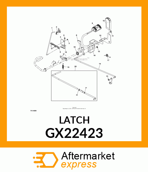 LATCH GX22423