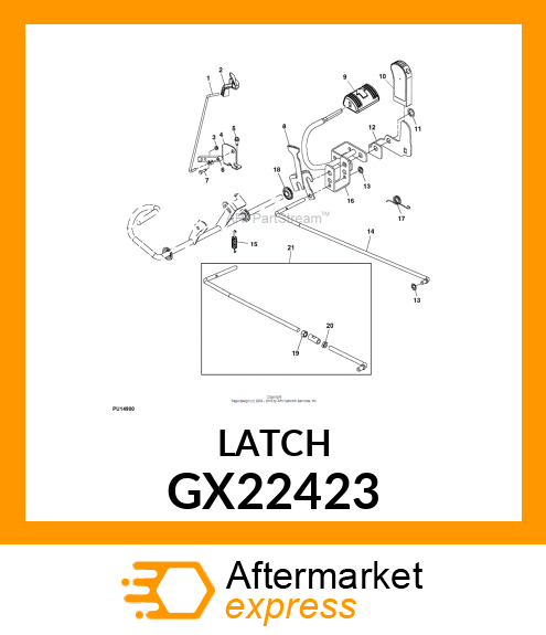 LATCH GX22423