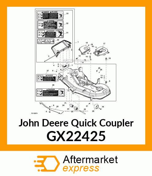 COUPLER, HOSE GX22425