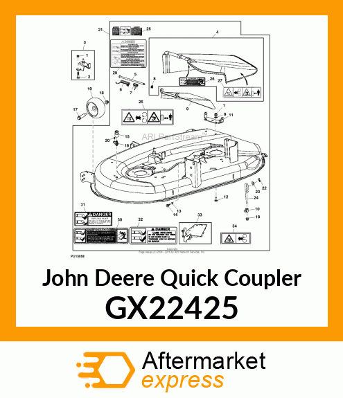 COUPLER, HOSE GX22425