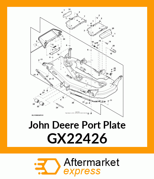 PORT PLATE GX22426