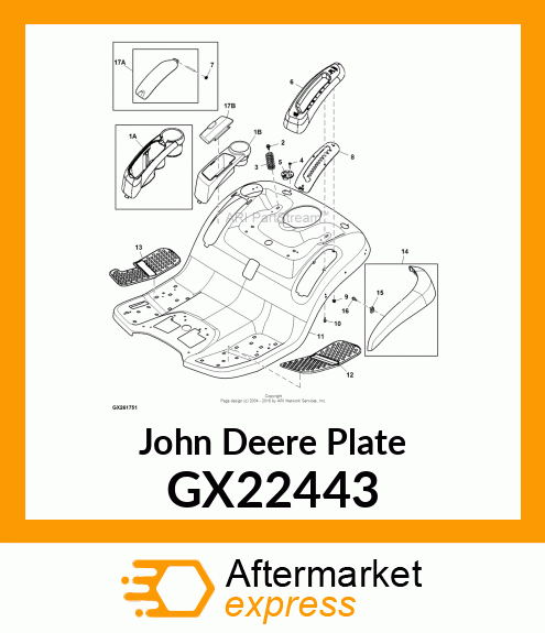 PLATE GX22443