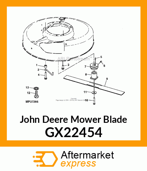 BLADE, MULCHING GX22454