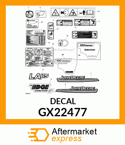 LABEL WARNING/DAN(TUNNEL)EN W/SP/FR GX22477