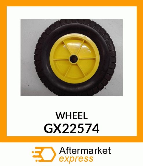 FRONT WHEEL ASSY W/BUSHING GX22574