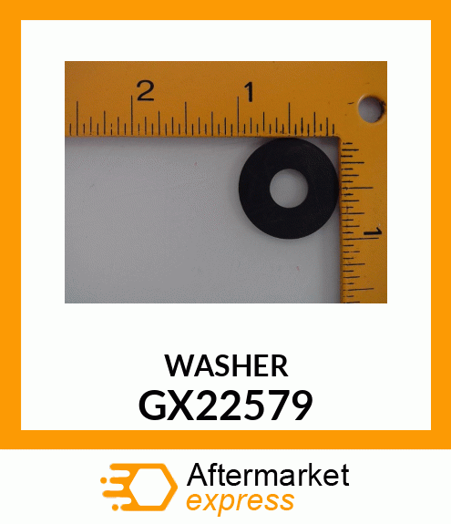 WASHER, FLAT 1.0 OD X 0.382 ID GX22579