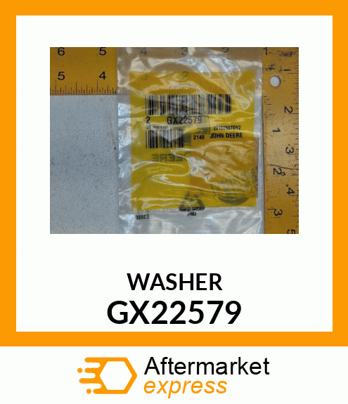 WASHER, FLAT 1.0 OD X 0.382 ID GX22579