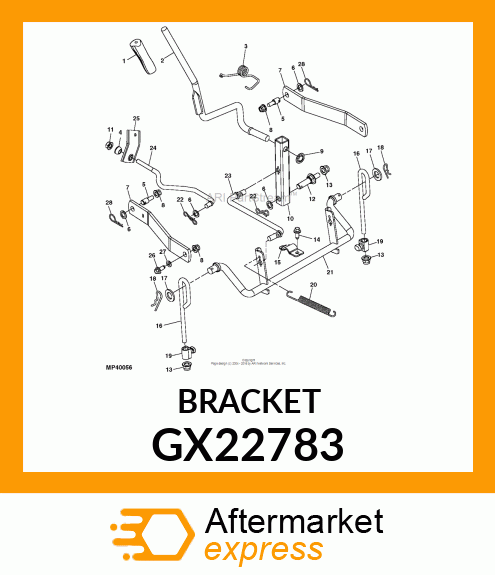 BRACKET GX22783