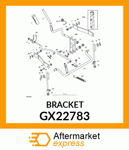 BRACKET GX22783