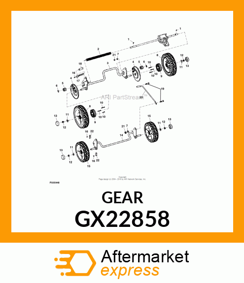 GEAR, PINION GX22858