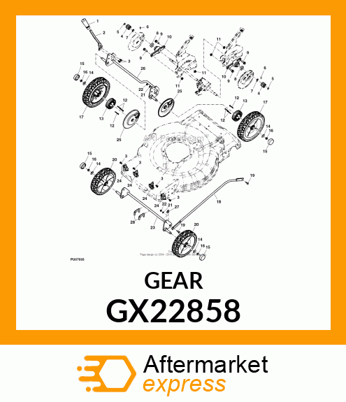 GEAR, PINION GX22858
