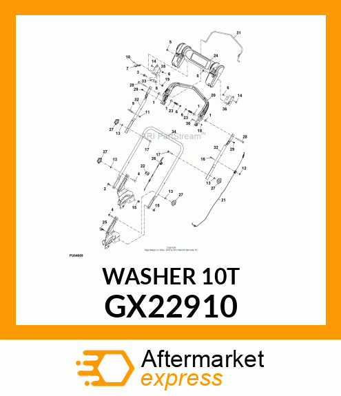 WASHER, ITL 5/16 GX22910