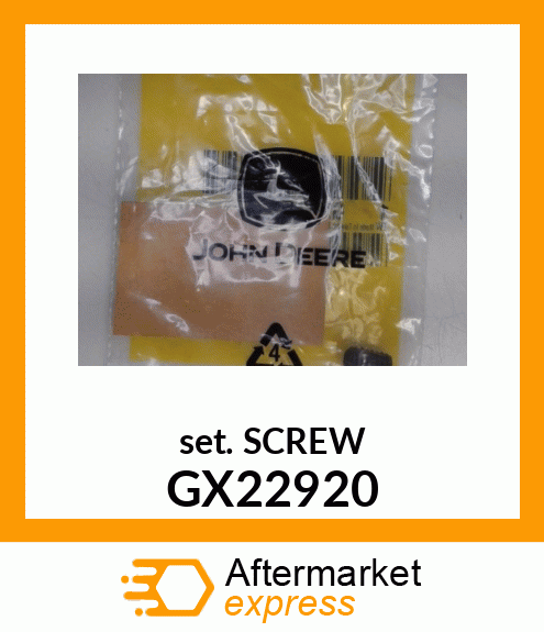 SCREW, HRSS 5/16 GX22920