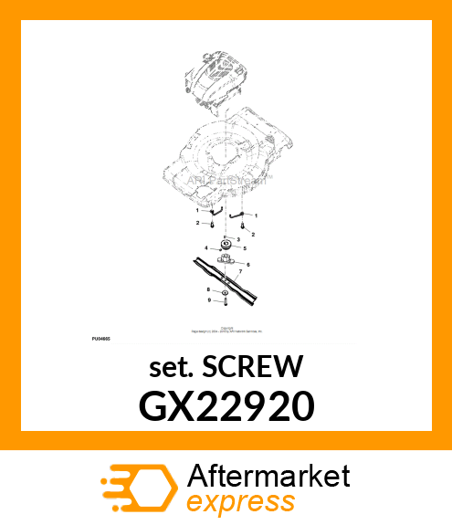 SCREW, HRSS 5/16 GX22920