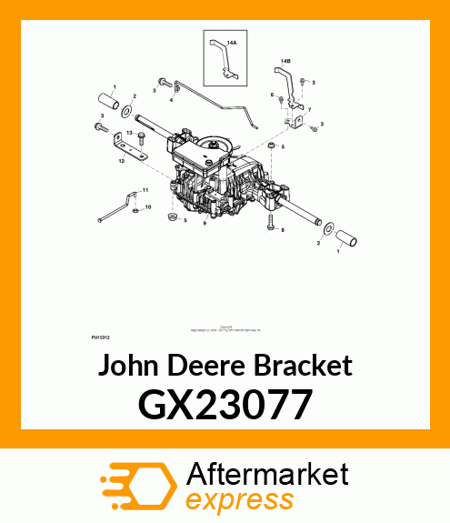 BRACKET, STRAP, TORQUE, RH GX23077