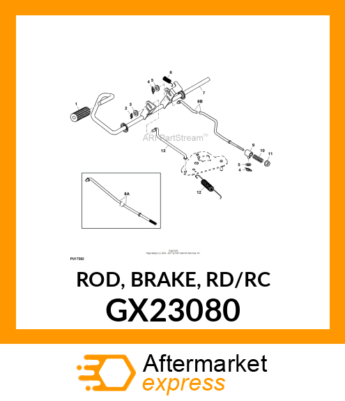 ROD, BRAKE, RD/RC GX23080