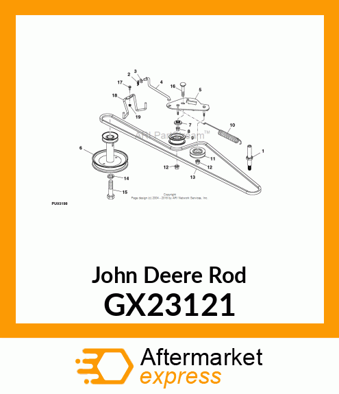 ROD, CLUTCH ROD GX23121