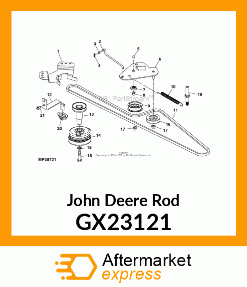 ROD, CLUTCH ROD GX23121