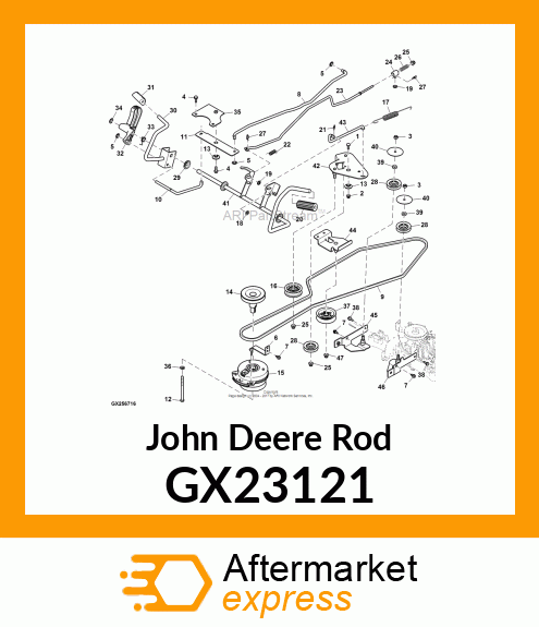 ROD, CLUTCH ROD GX23121