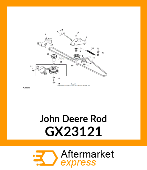 ROD, CLUTCH ROD GX23121