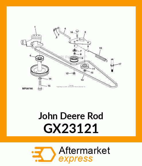 ROD, CLUTCH ROD GX23121